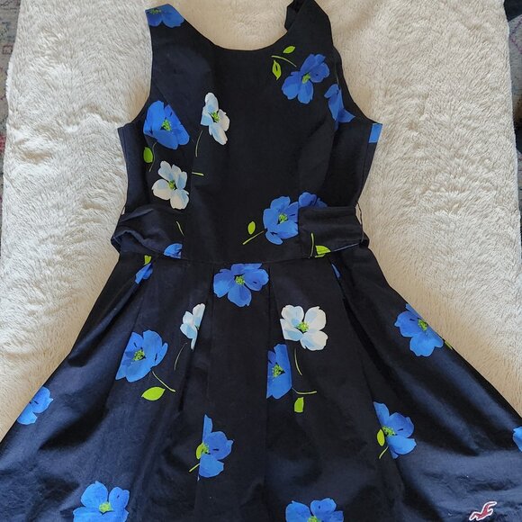 Poplin Floral Mini Formal Sundress - Picture 1 of 5